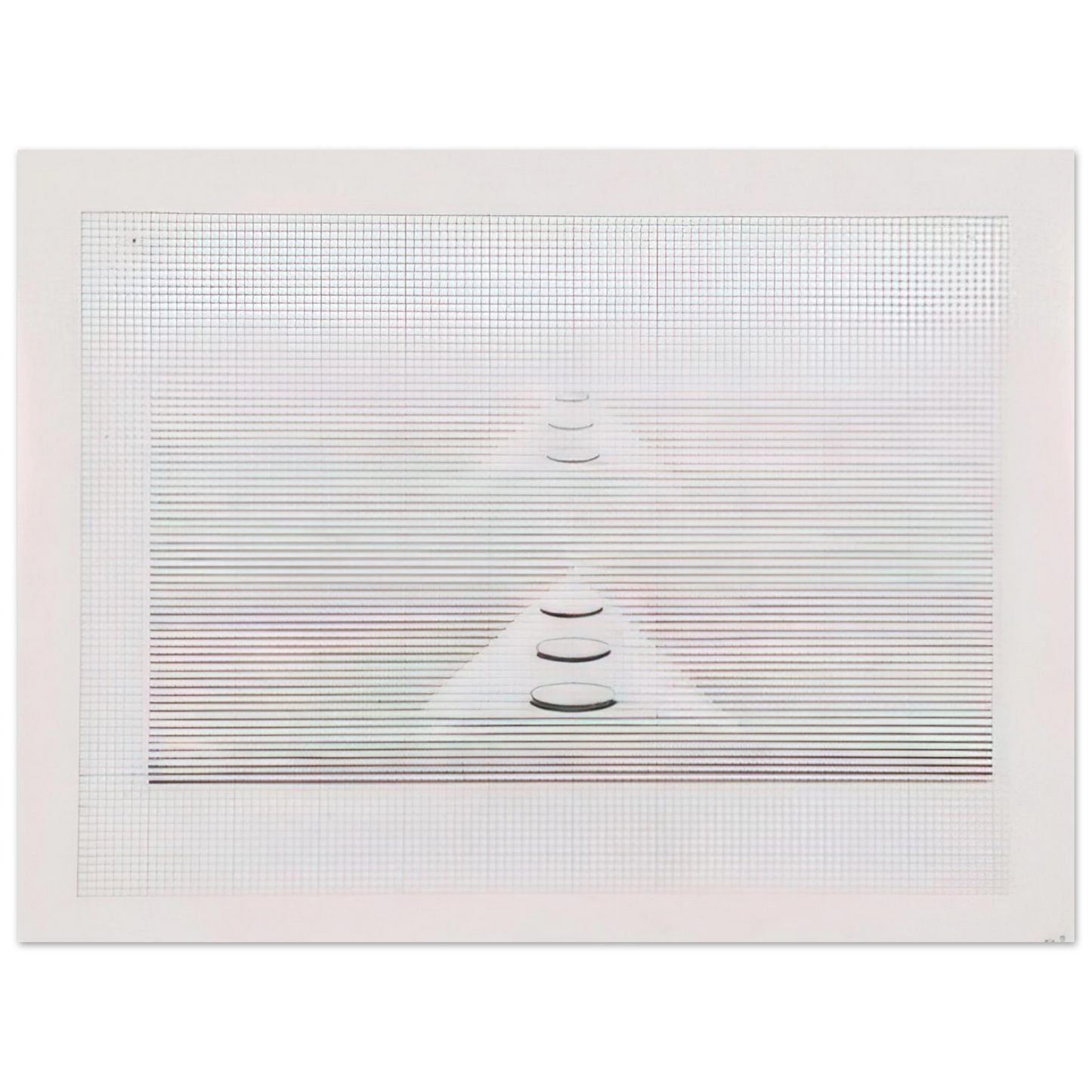 Nasreen Mohamedi - Untitled - 1980 75x100 cm / 30x40inches Fine Art Poster