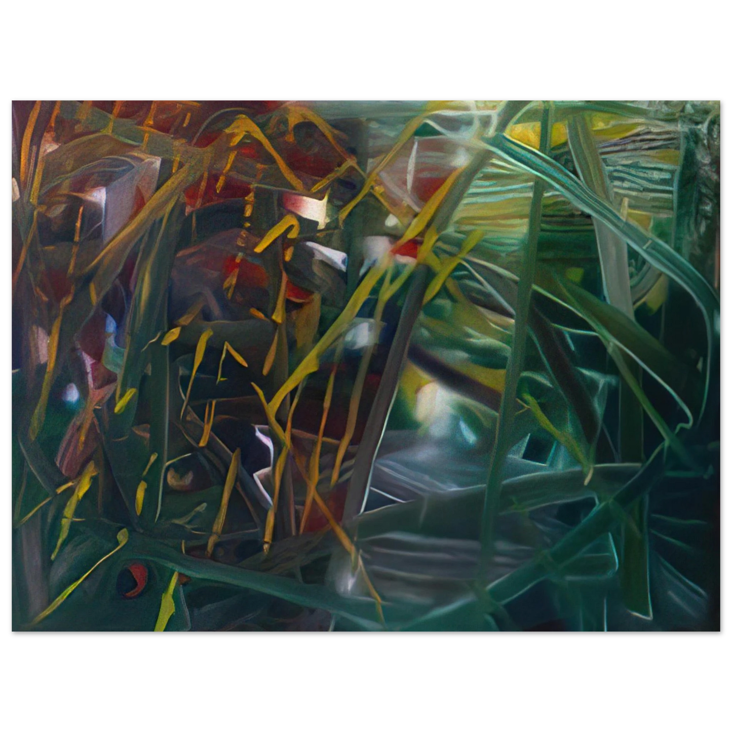 Gerhard Richter - ABSTRACT PAINTING NO 439 75x100 cm / 30x40inches Fine Art Poster