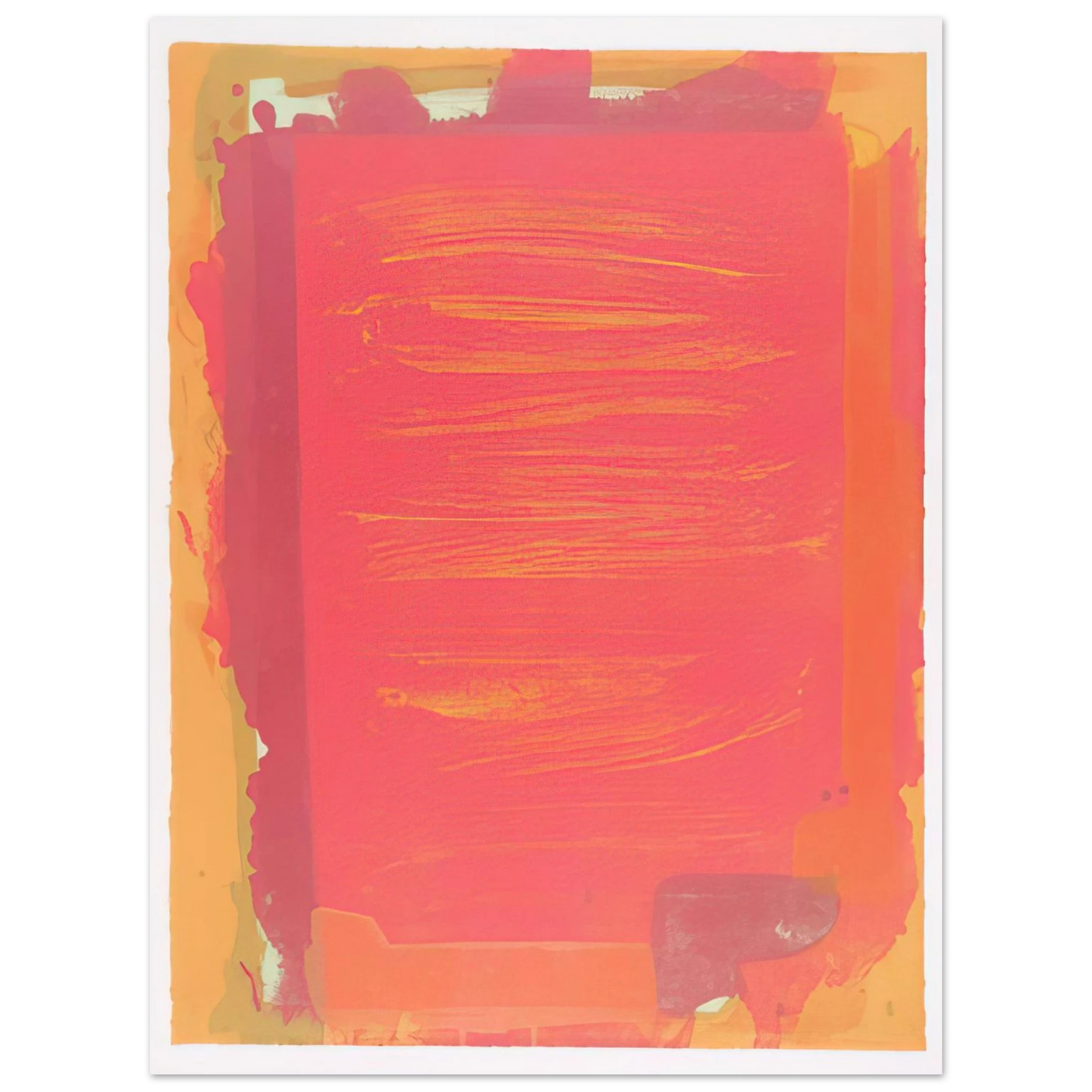John Hoyland - Untitled II - 1974 75x100 cm / 30x40inches Fine Art Poster