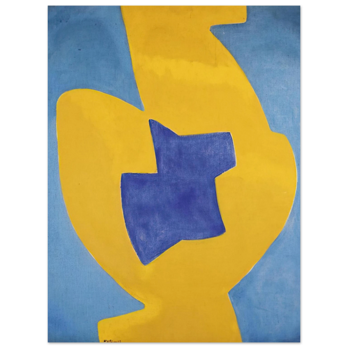 Serge Poliakoff - Composition abstraite - 1968 75x100 cm / 30x40inches Fine Art Poster