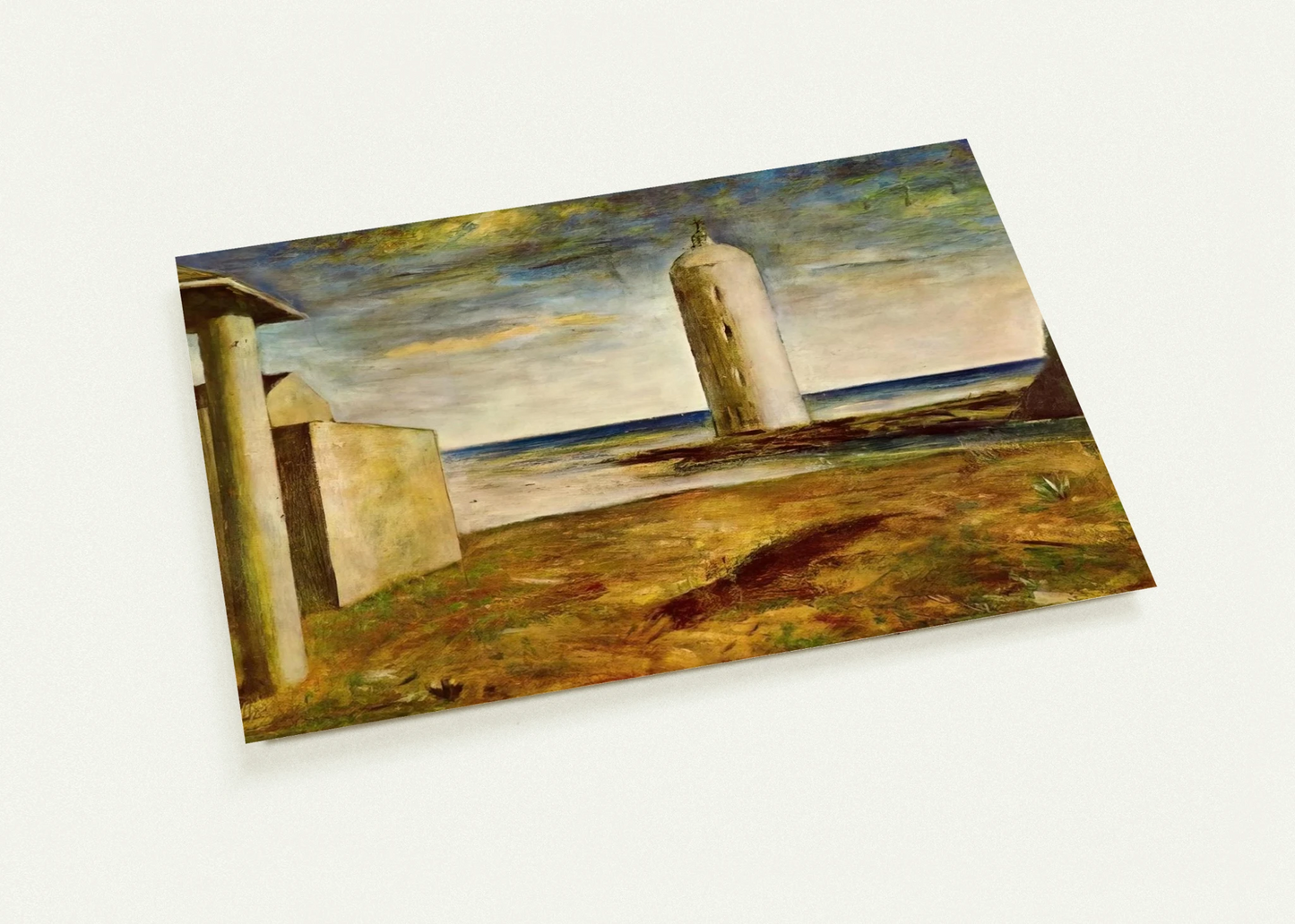 EL FARO 1928 By Carlo Carra Pack of 10 Post Cards | Carlo Carra Post Cards | A6 (10.5 x 14.8 cm) - 4.1 x 5.8 inches