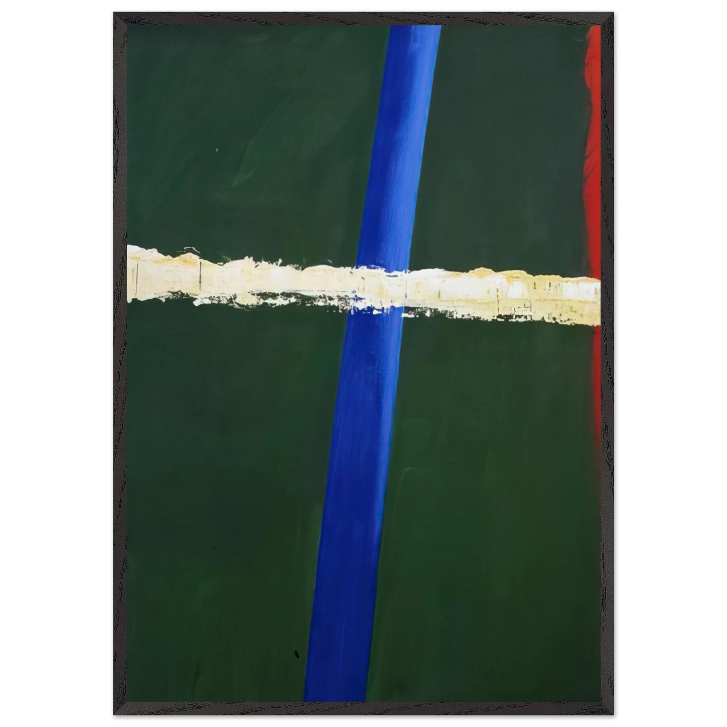 Steek 1 - 2005 N2 - Raoul De Keyser 70x100 cm / 28x40 inches Framed Art Print – Black Wooden Frame