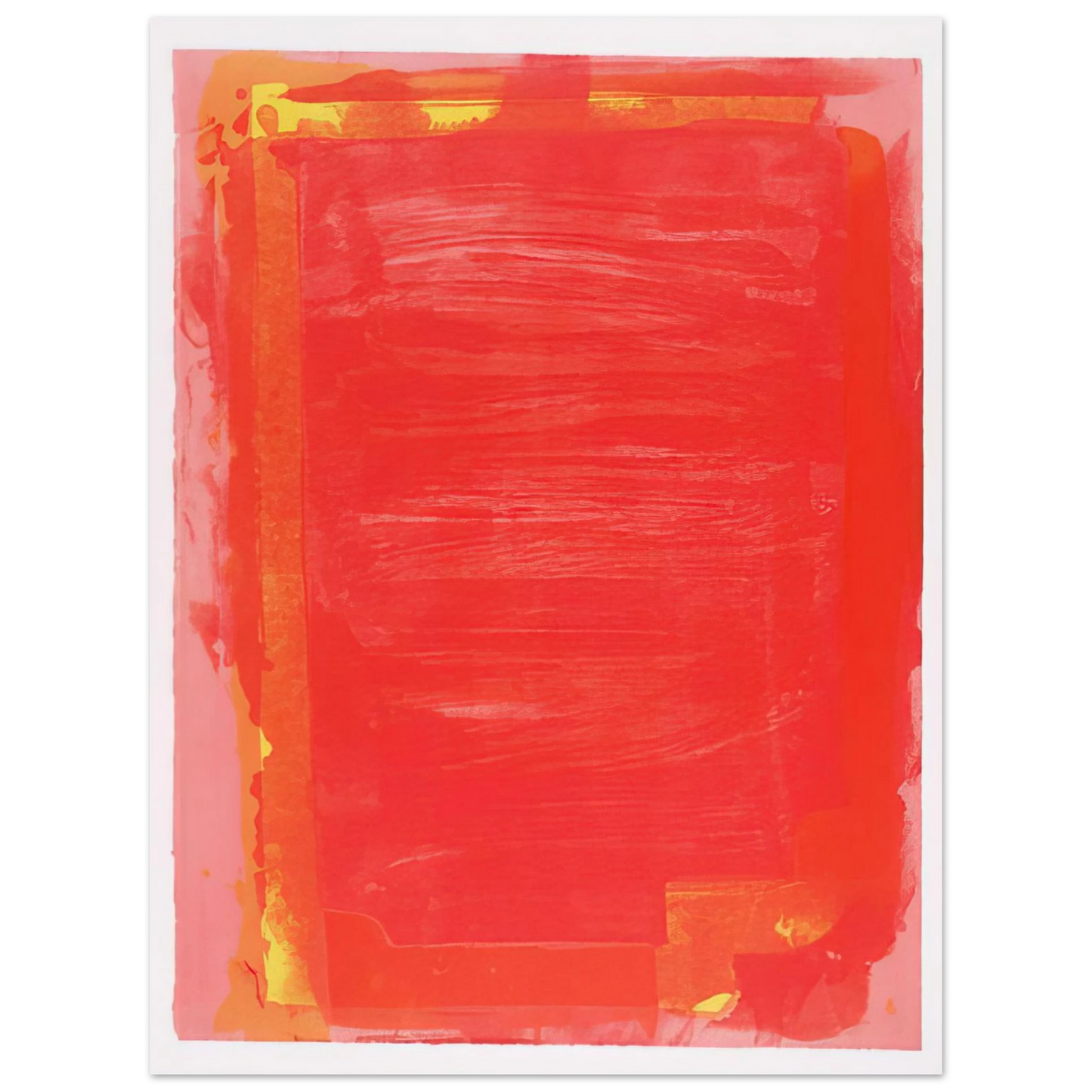 John Hoyland - Untitled I - 1974 75x100 cm / 30x40inches Fine Art Poster