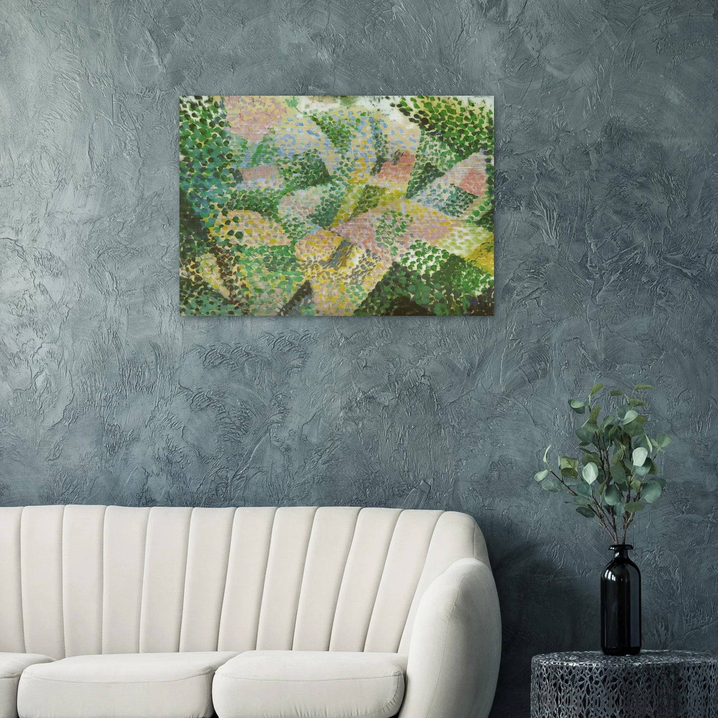 UNTITLED LANDSCAPE NEAR MADRID - Salvador Dali Brushed Aluminum Print - 70x100 cm / 28x40 inches | Salvador Dali Aluminum Print | Salvador Dali Prints