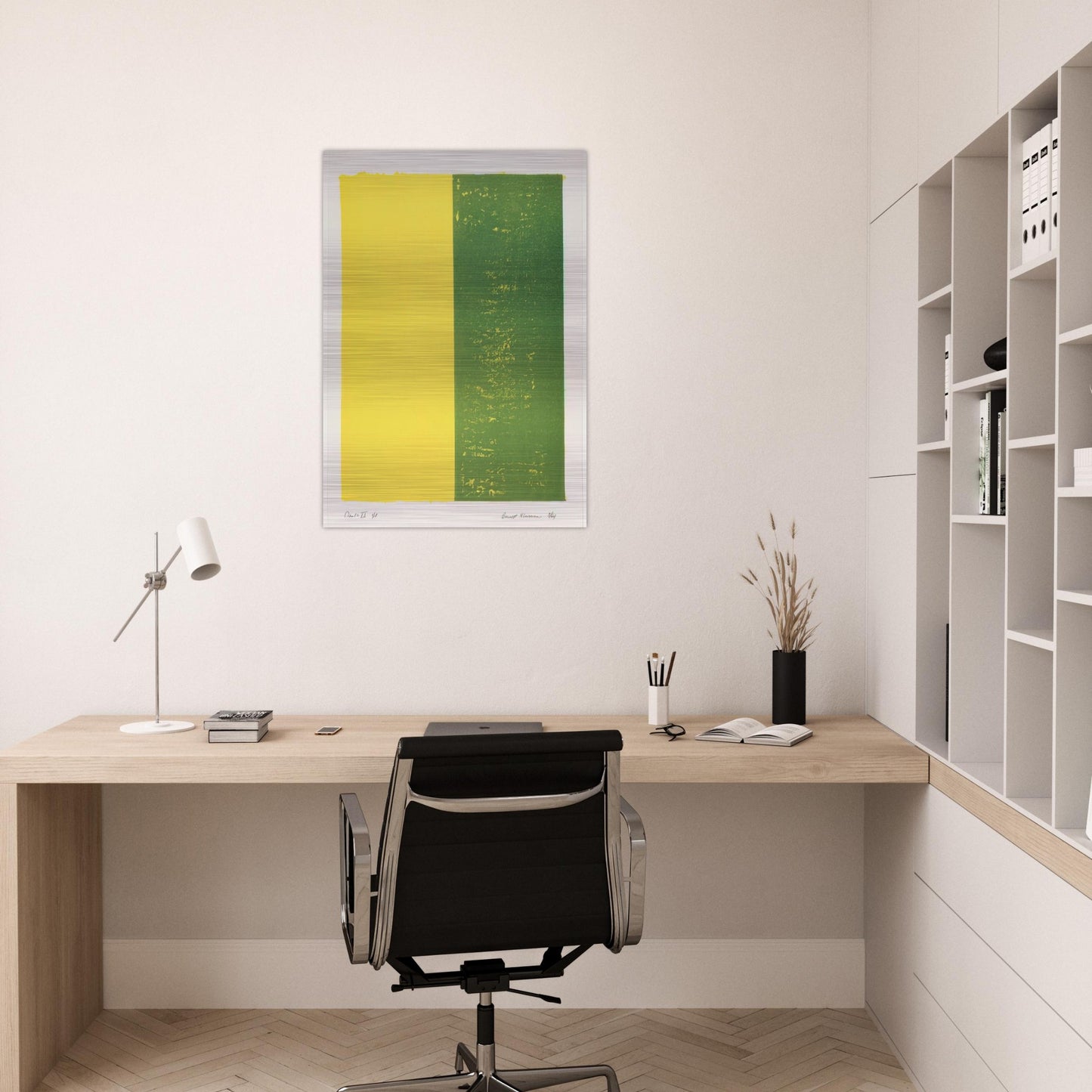 Canto XII - Barnett Newman Brushed Aluminum Print - 70x100 cm / 28x40 inches | Barnett Newman Aluminum Print | Barnett Newman Prints