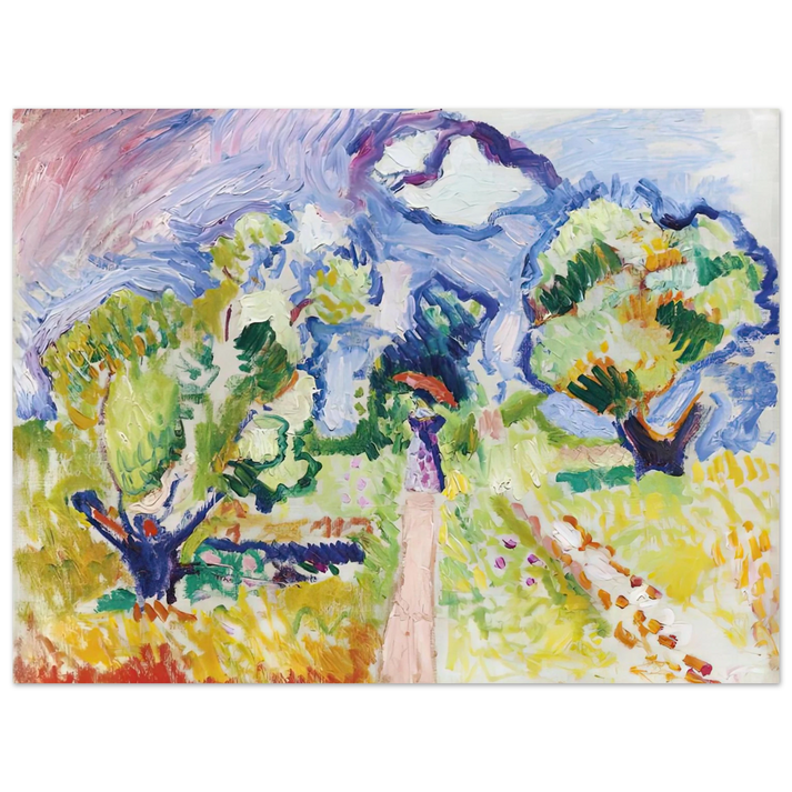 Henri Matisse - PROMENADE DES OLIVIERS 1905 75x100 cm / 30x40inches Fine Art Poster
