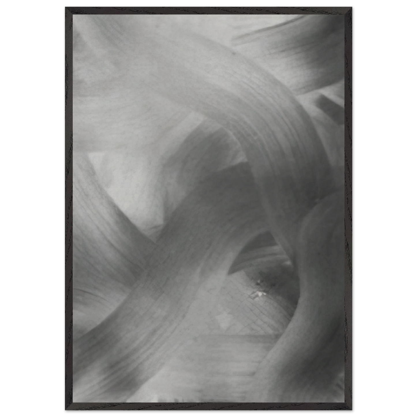 FARBSCHLIEREN COLOUR STREAKS 1968 - Gerhard Richter 70x100 cm / 28x40 inches Framed Art Print – Black Wooden Frame