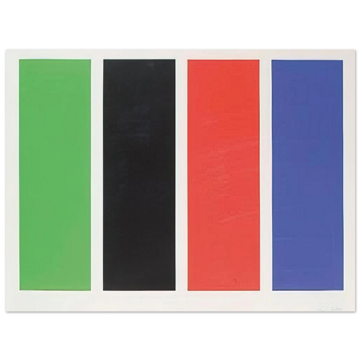 Ellsworth Kelly - Four Panels 75x100 cm / 30x40inches Fine Art Poster