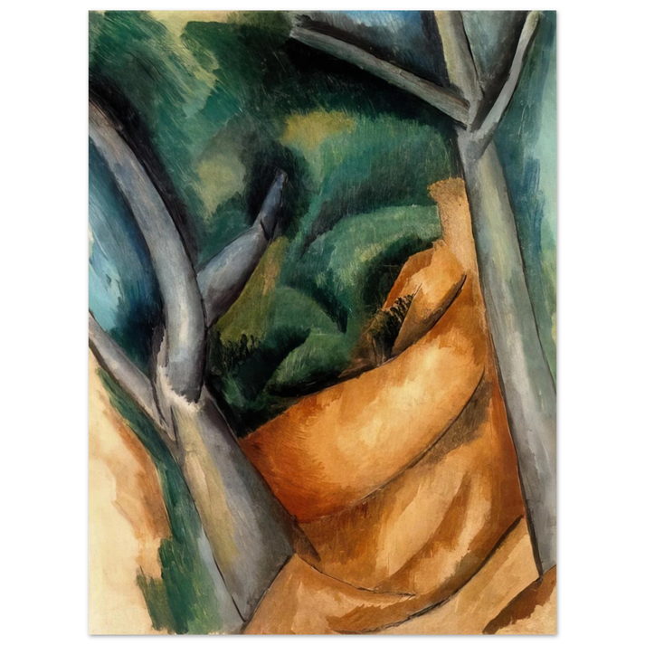 Raoul Dufy - TREES AT ESTAQUE 1908 75x100 cm / 30x40inches Fine Art Poster