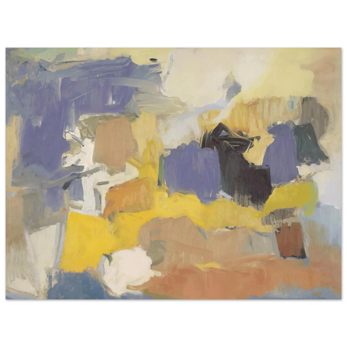 Esteban Vicente - UNTITLED 1958 75x100 cm / 30x40inches Fine Art Poster