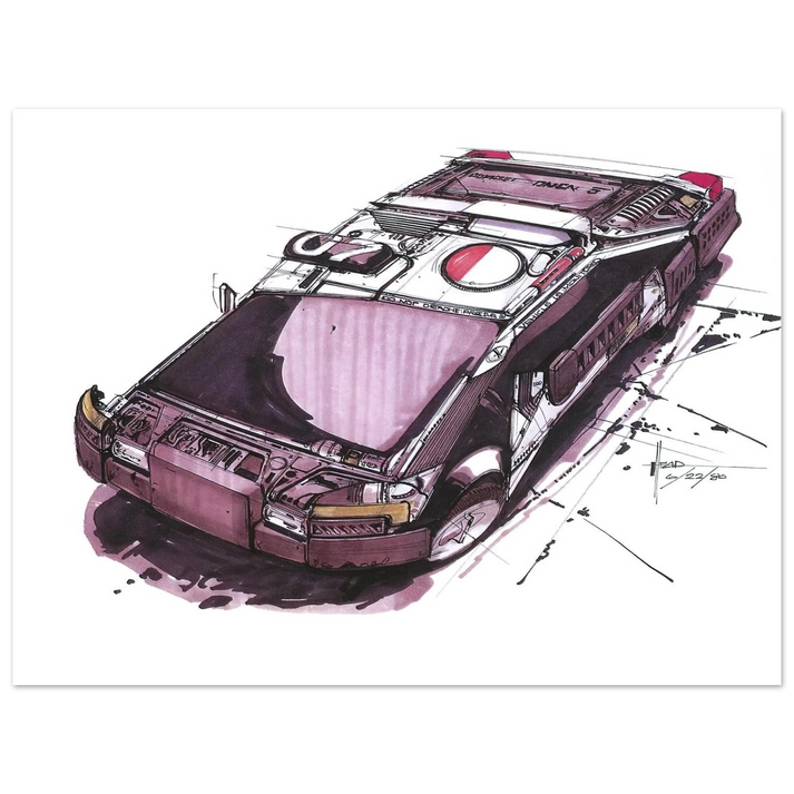 Syd Mead - Syd Mead 75x100 cm / 30x40inches Fine Art Poster