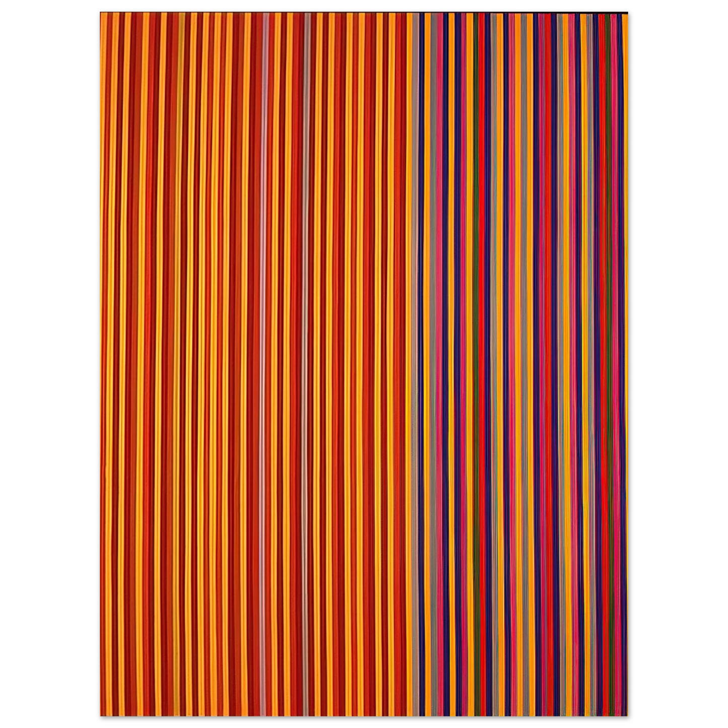 Gene Davis - Equinox - 1965 75x100 cm / 30x40inches Fine Art Poster
