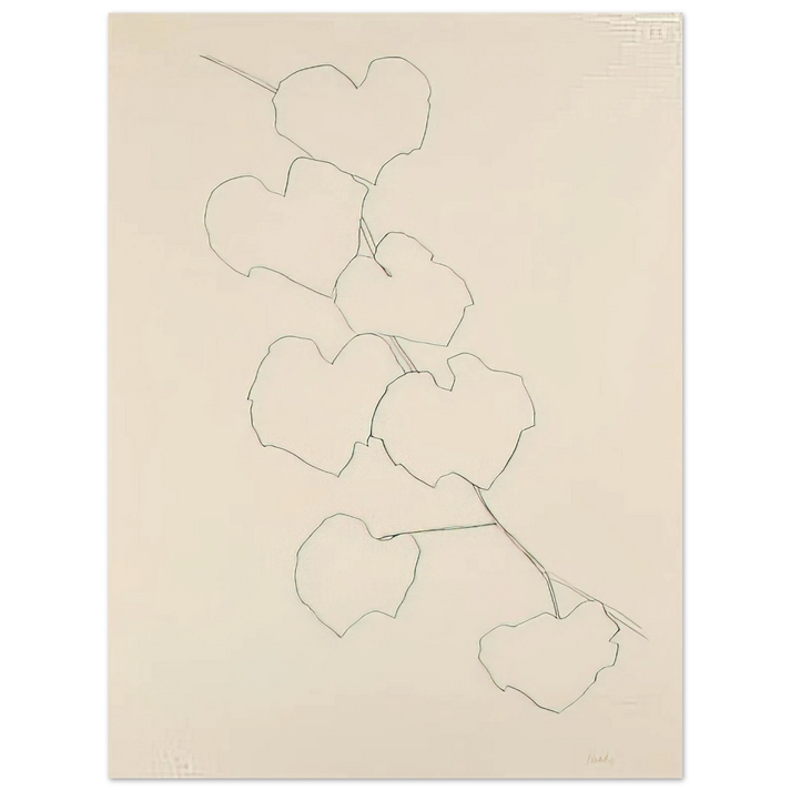 Ellsworth Kelly - Grape Leaves II 75x100 cm / 30x40inches Fine Art Poster