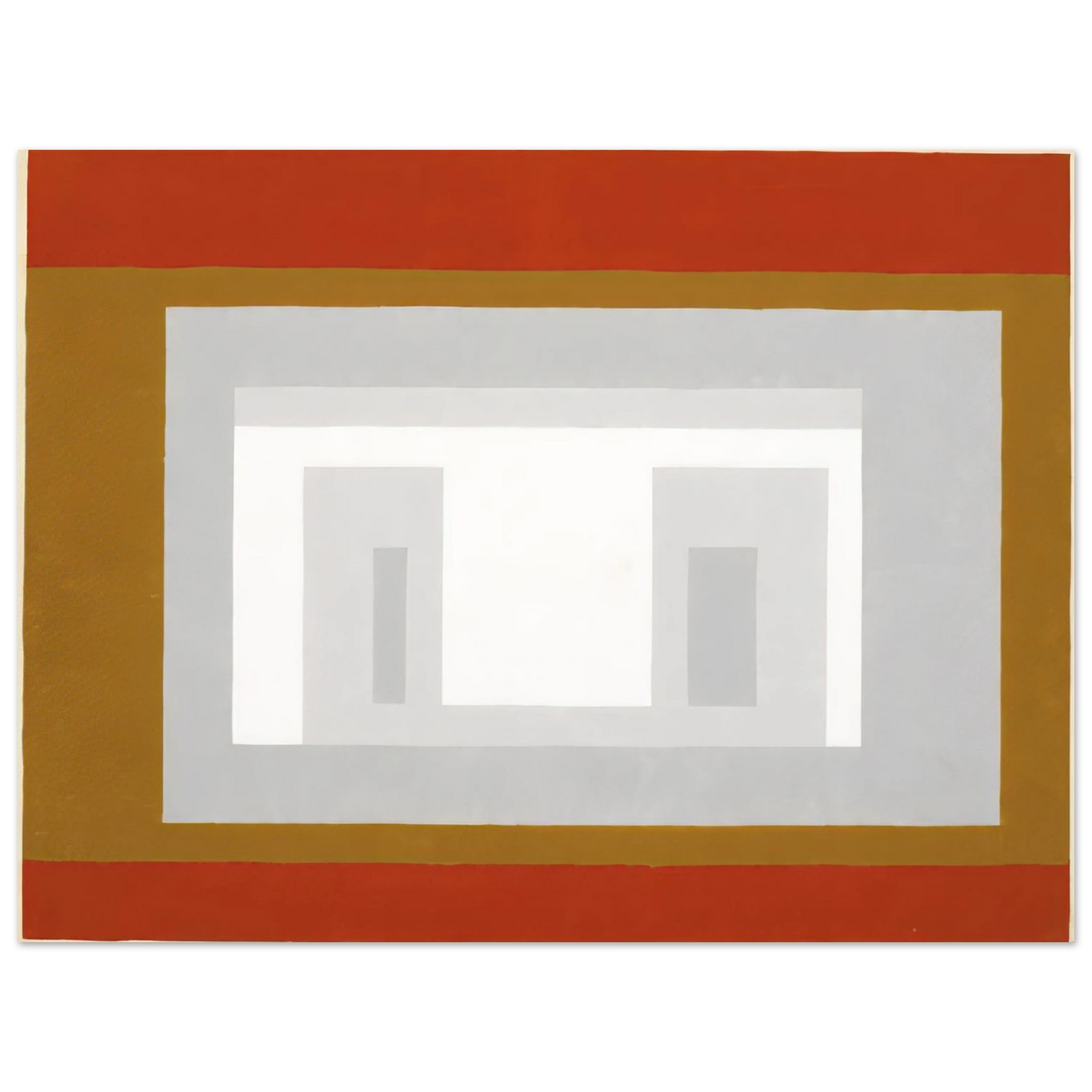 Josef Albers - VARIANT ADOBE SETTLED 1954 75x100 cm / 30x40inches Fine Art Poster
