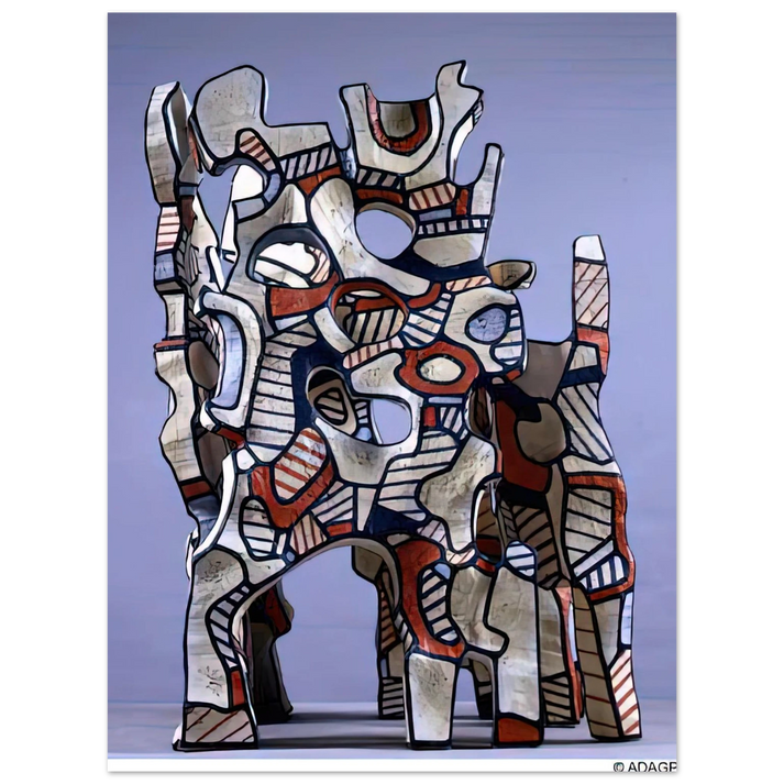 Jean Dubuffet - THE COSMORAMA IV 75x100 cm / 30x40inches Fine Art Poster