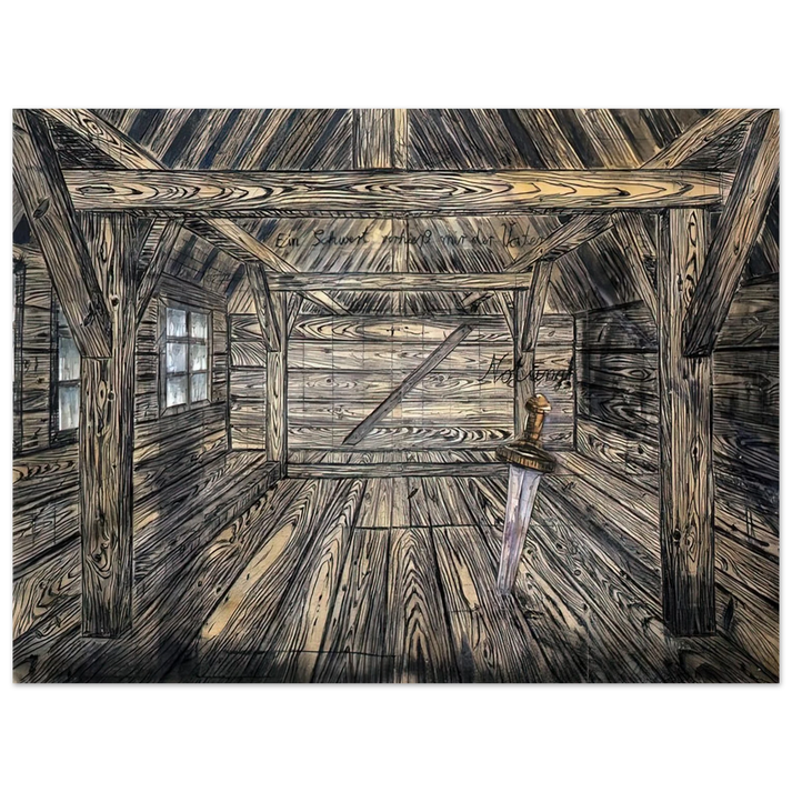 Anselm Kiefer - NOTHUNG 1973 75x100 cm / 30x40inches Fine Art Poster