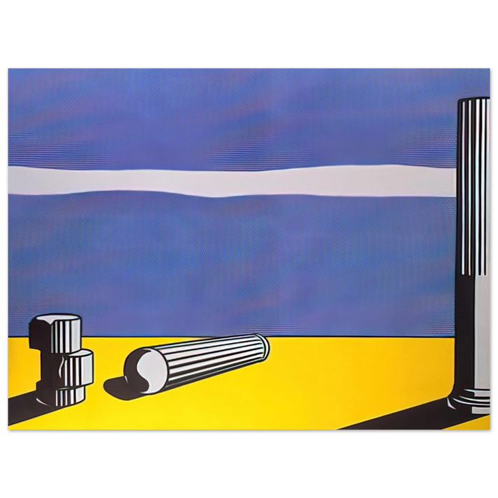 Roy Lichtenstein - RUINS 1965 75x100 cm / 30x40inches Fine Art Poster
