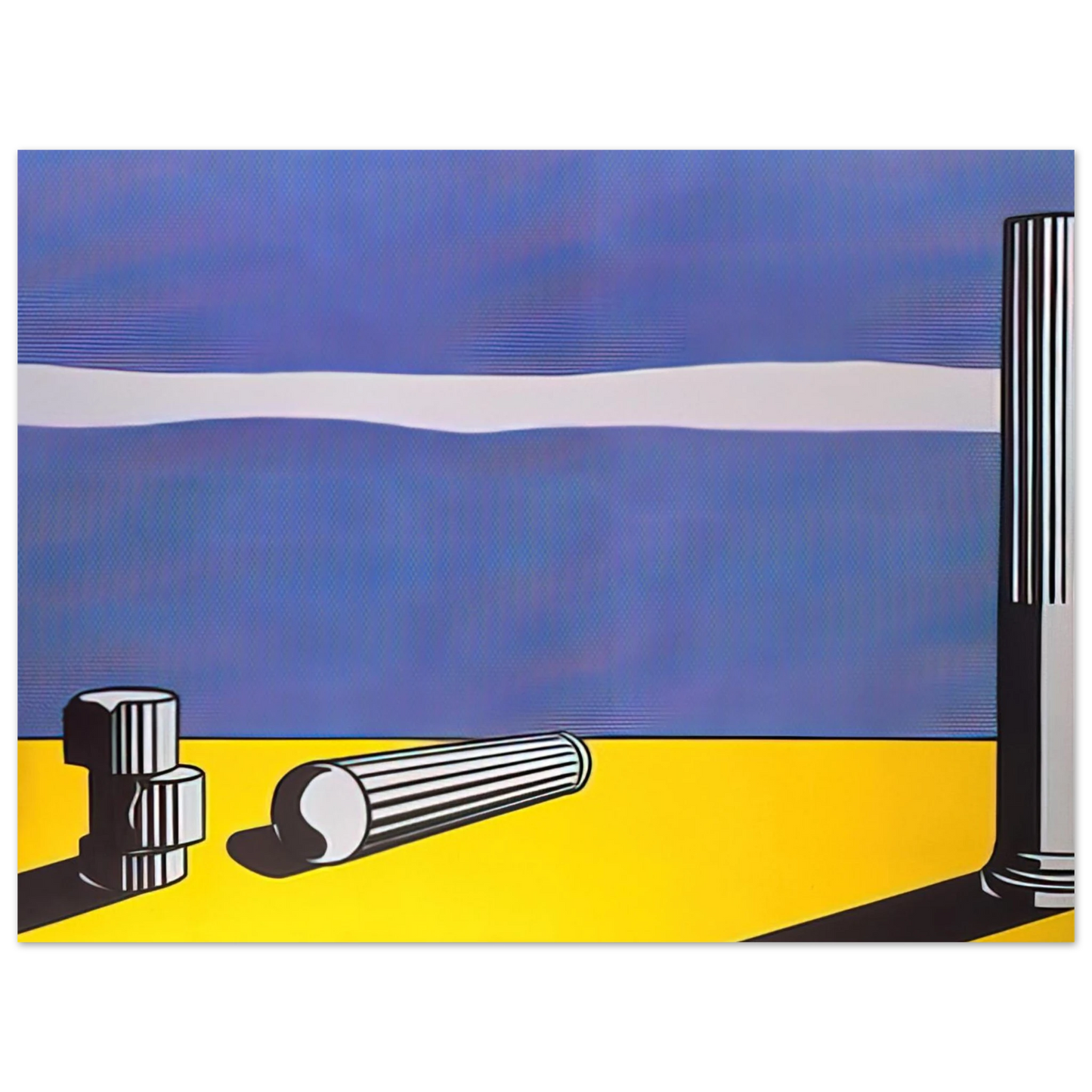 Roy Lichtenstein - RUINS 1965 75x100 cm / 30x40inches Fine Art Poster