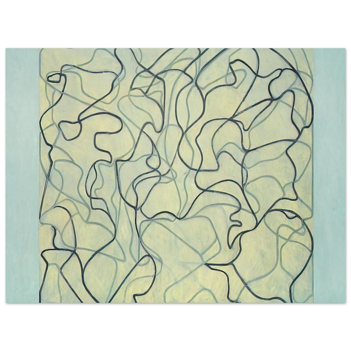 Brice Marden - First Letter - 2009 75x100 cm / 30x40inches Fine Art Poster