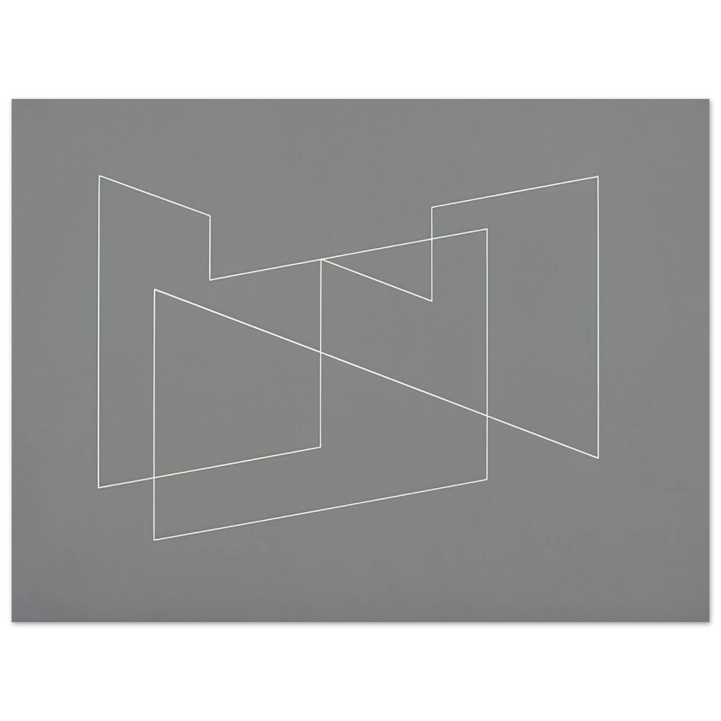 Josef Albers - STRUCTURAL INDICATION 1948 75x100 cm / 30x40inches Fine Art Poster