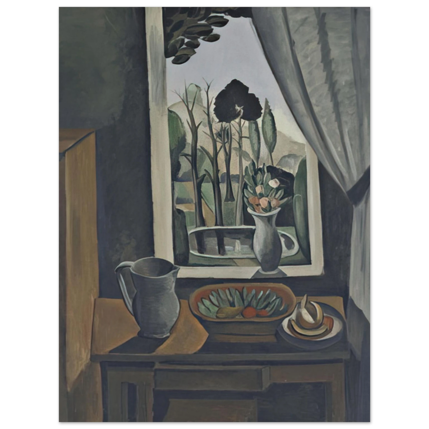 Andre Derain - WINDOW AT VERS 1912 75x100 cm / 30x40inches Fine Art Poster