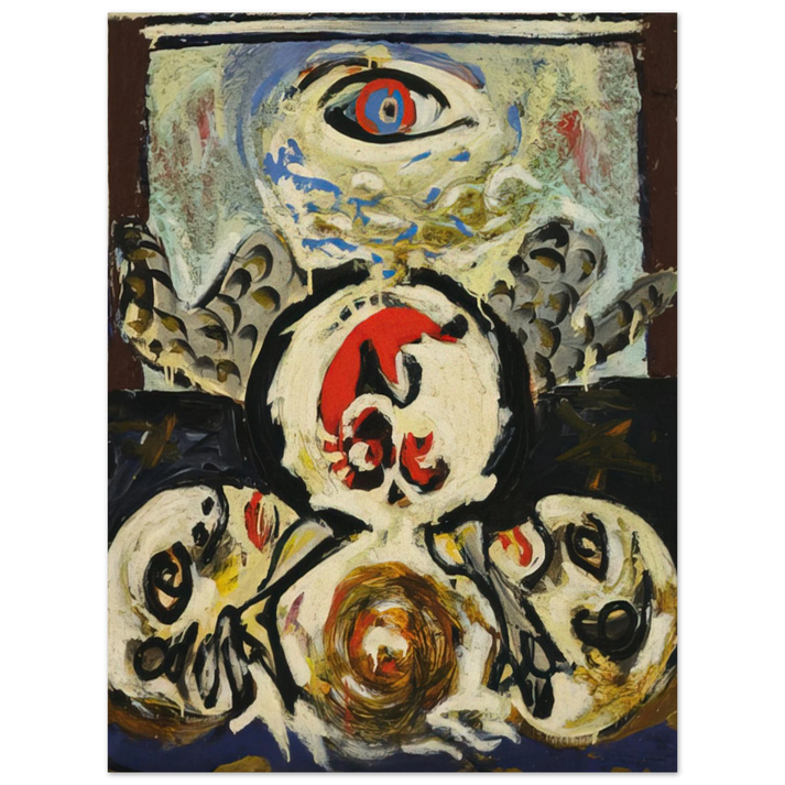 Jackson Pollock - BIRD 1941 75x100 cm / 30x40inches Fine Art Poster