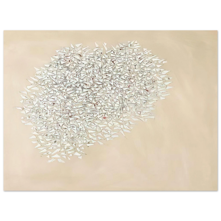 Robert Goodnough - White Mass - 1980 75x100 cm / 30x40inches Fine Art Poster