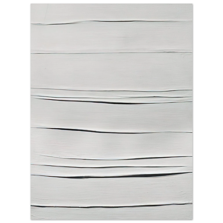 Piero Manzoni - Achrome - 1958 75x100 cm / 30x40inches Fine Art Poster