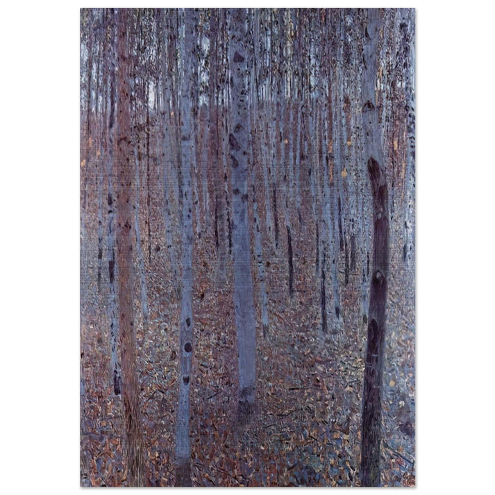 BUCHENHAIN - Gustav Klimt Brushed Aluminum Print - 70x100 cm / 28x40 inches | Gustav Klimt Aluminum Print | Gustav Klimt Prints