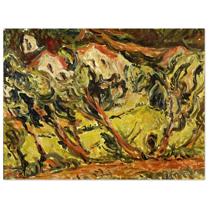 Chaim Soutine - CERET LANDSCAPE 1 75x100 cm / 30x40inches Fine Art Poster