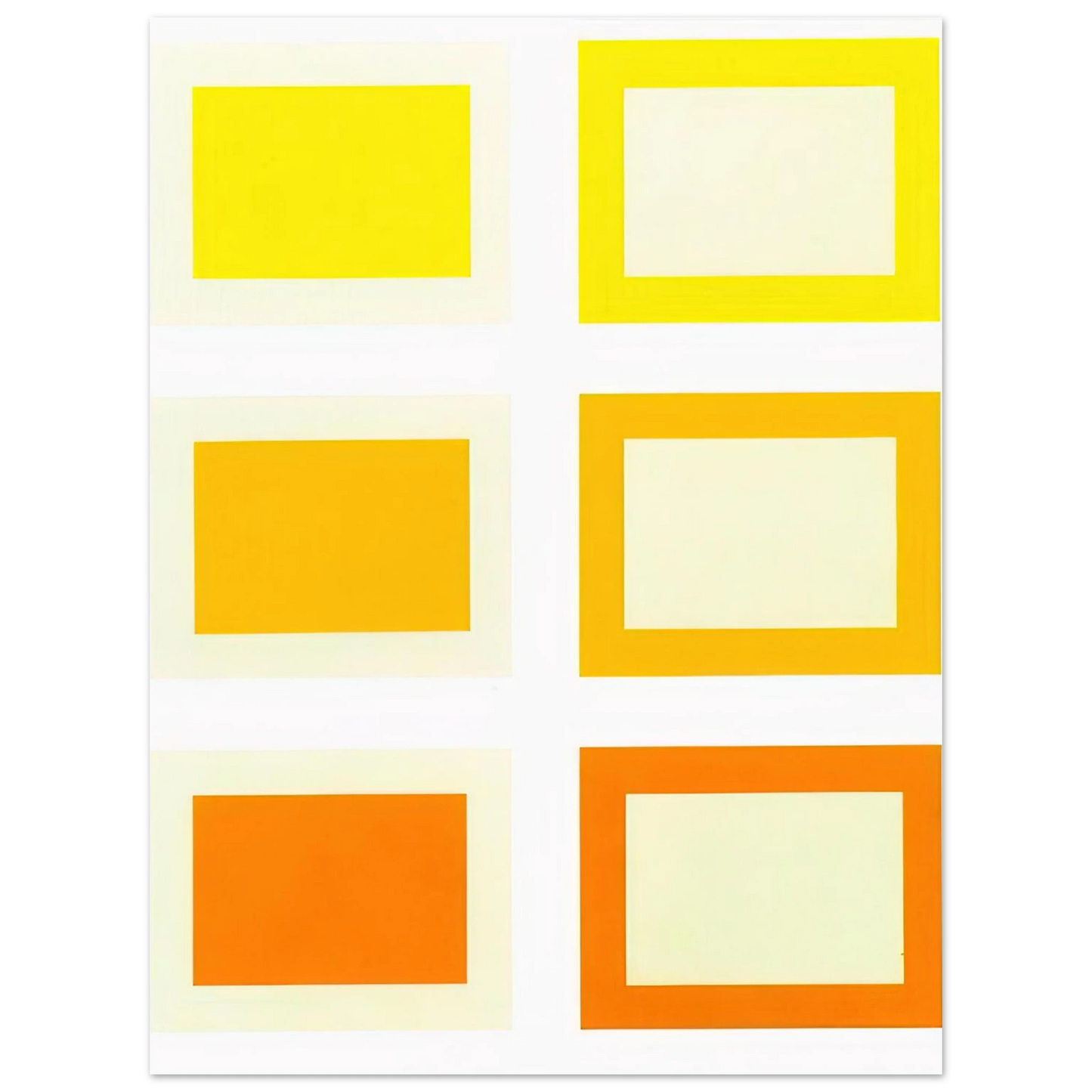 Donald Judd - Untitled Schellmann #187-192 - 1990 75x100 cm / 30x40inches Fine Art Poster