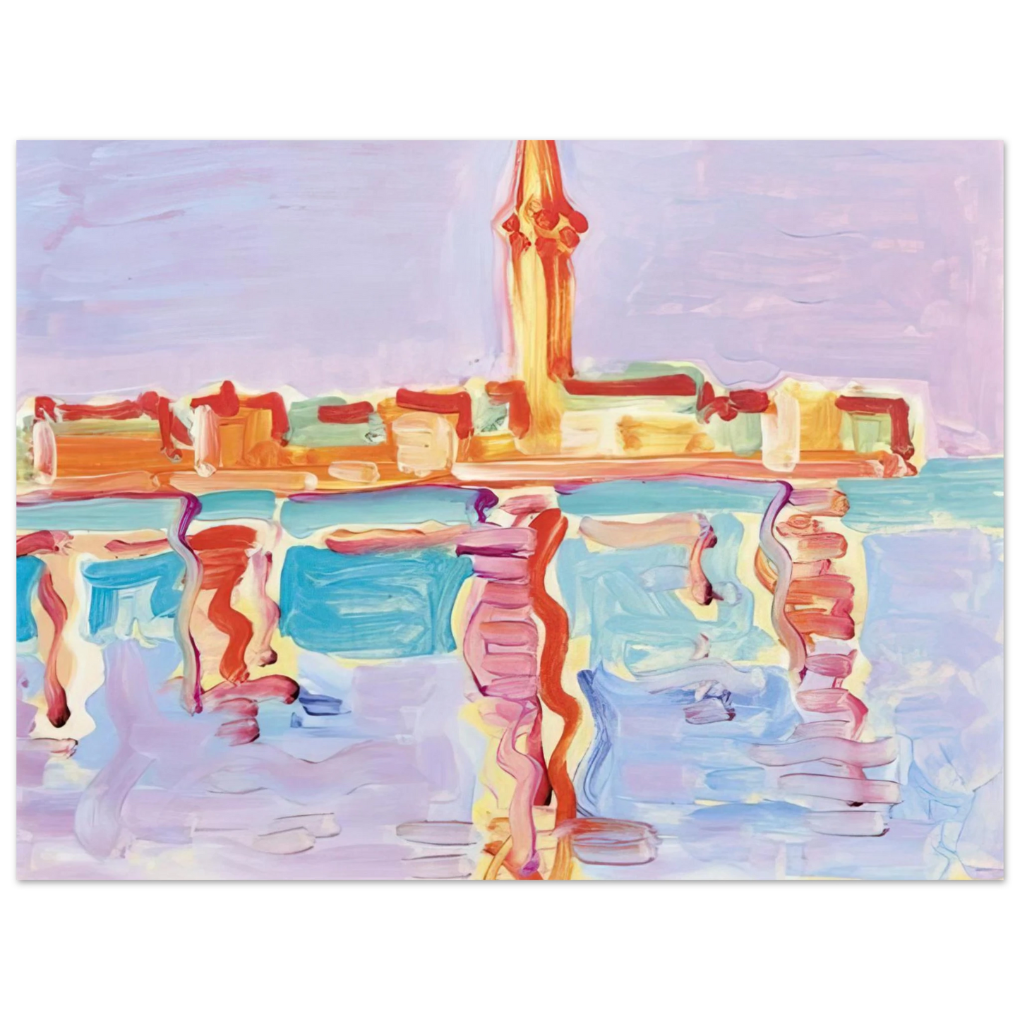Charles Lapicque - Untitled - 1955 75x100 cm / 30x40inches Fine Art Poster