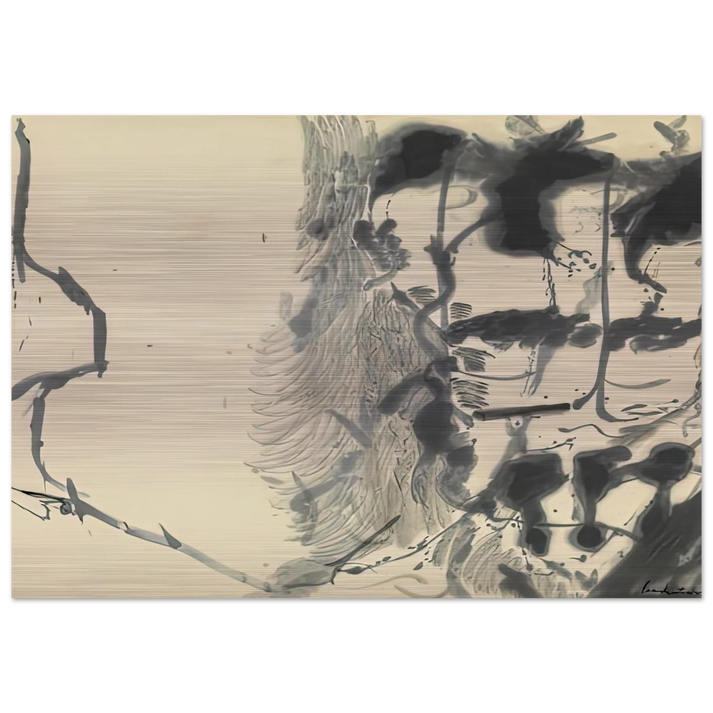 New York Bamboo, 1957- - Helen Frankenthaler Brushed Aluminum Print - 70x100 cm / 28x40 inches | Helen Frankenthaler Aluminum Print | Helen Frankenthaler Prints