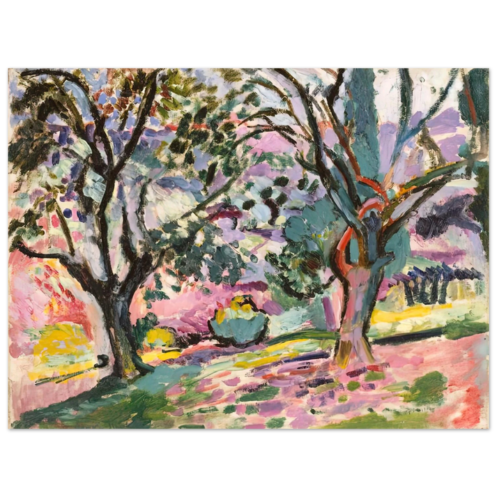Henri Matisse - OLIVE TREES AT COLLIOURE 1906 75x100 cm / 30x40inches Fine Art Poster