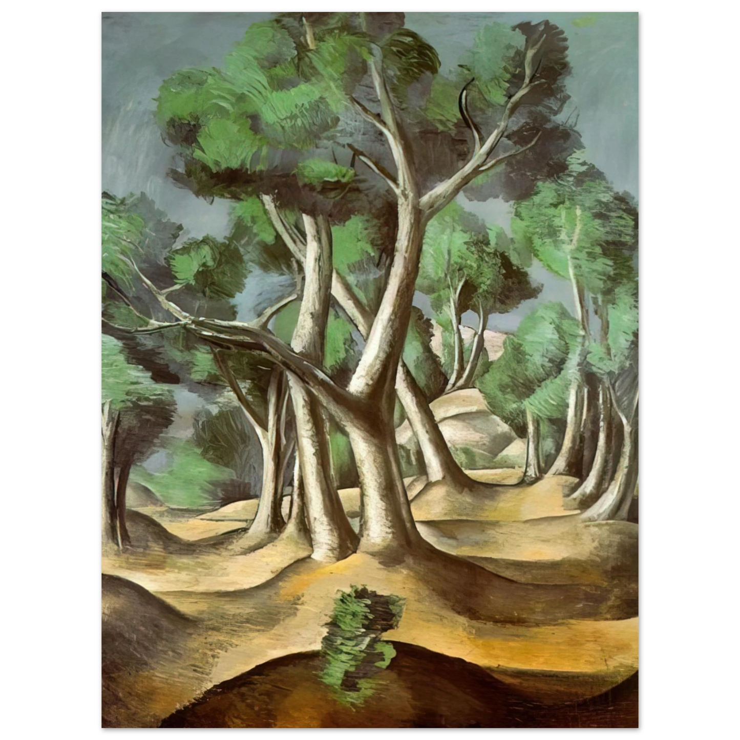 Andre Derain - THE GROVE 1912 75x100 cm / 30x40inches Fine Art Poster