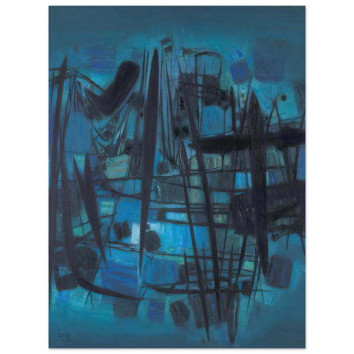 Chu teh Chun - MILLE VIES SE CACHENT DANS LE BOIS 75x100 cm / 30x40inches Fine Art Poster