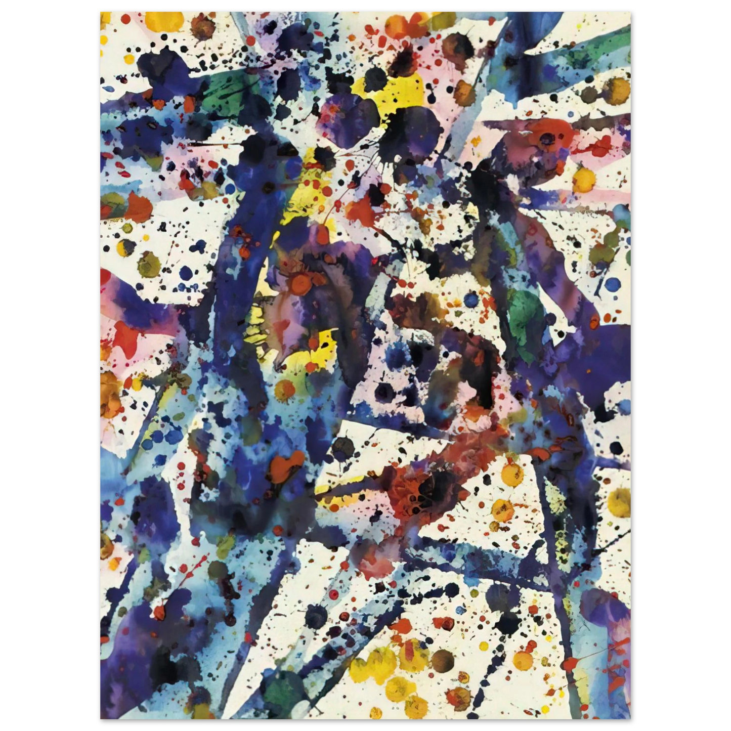 Sam Francis - Taches Untitled 75x100 cm / 30x40inches Fine Art Poster
