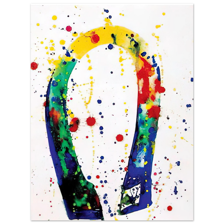 Sam Francis - Sculpture Drawing Toyko SF65-018 75x100 cm / 30x40inches Fine Art Poster