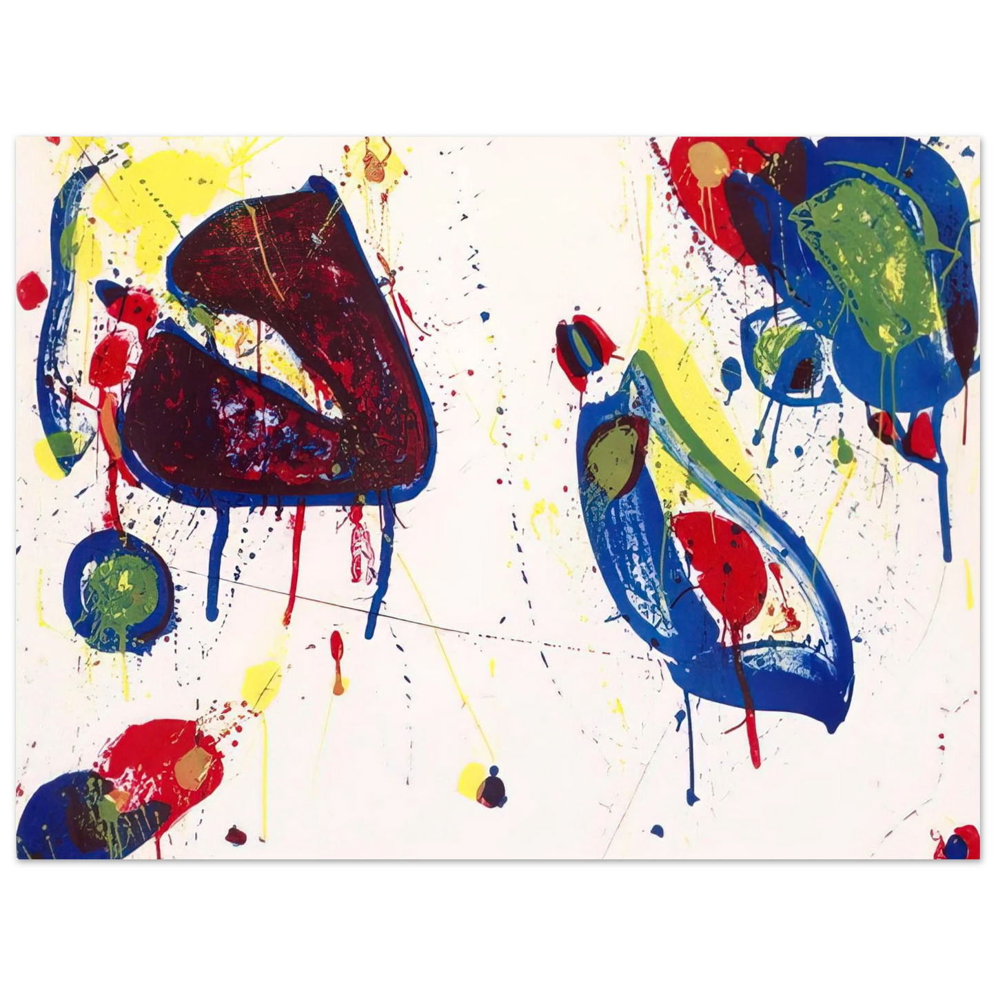 Sam Francis - Heart Stone 75x100 cm / 30x40inches Fine Art Poster