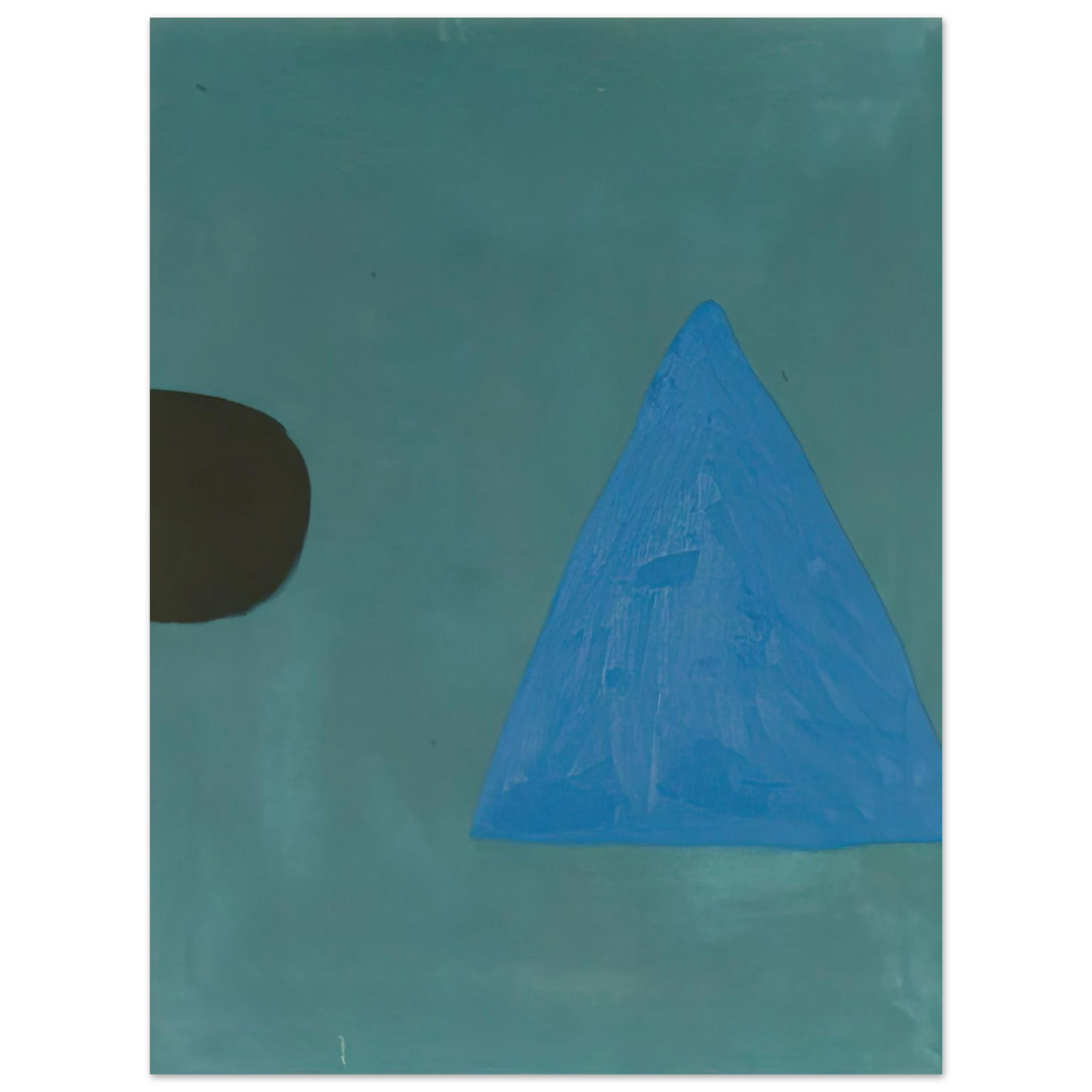 William Scott - Blue on Blue - 1967 75x100 cm / 30x40inches Fine Art Poster