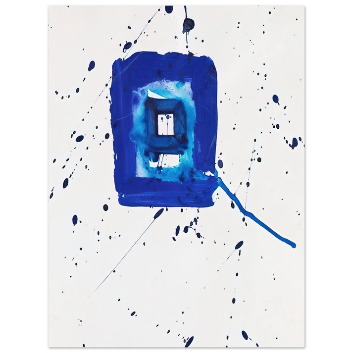 Sam Francis - Blue Frame 75x100 cm / 30x40inches Fine Art Poster