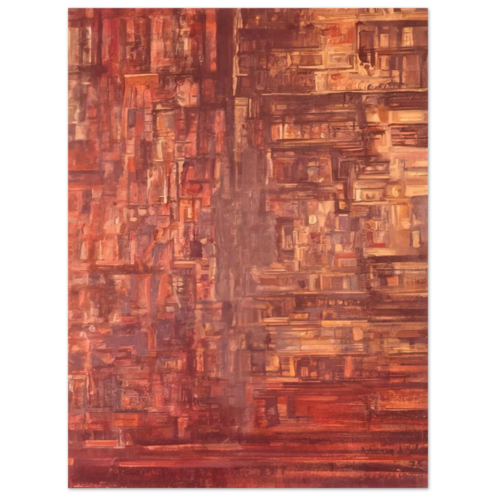 Maria Helena Vieira da Silva - Untitled - 1978 75x100 cm / 30x40inches Fine Art Poster