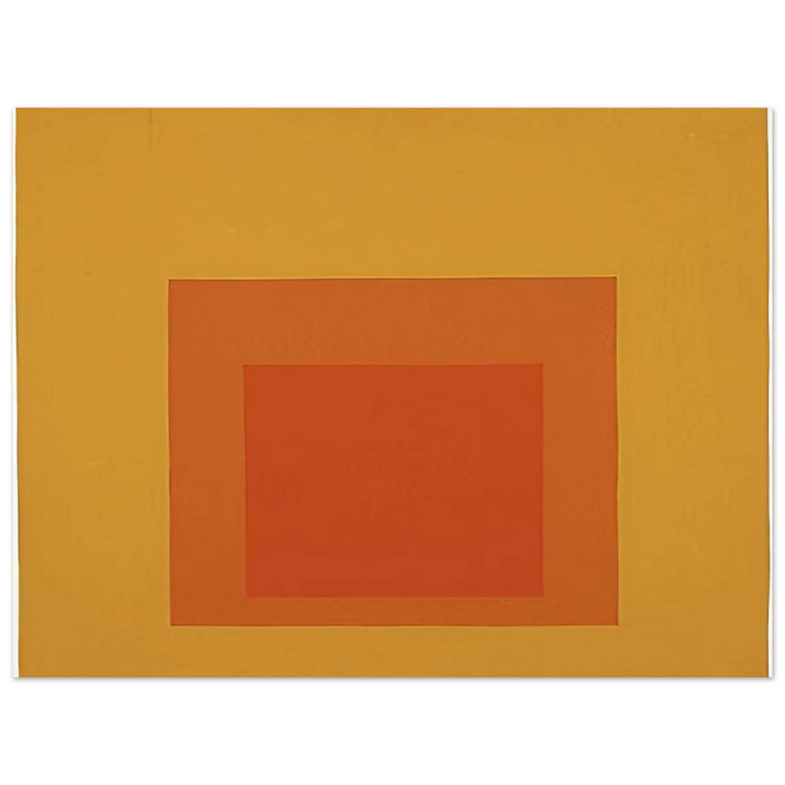 Josef Albers - HOMAGE TO THE SQUARE 1967 75x100 cm / 30x40inches Fine Art Poster