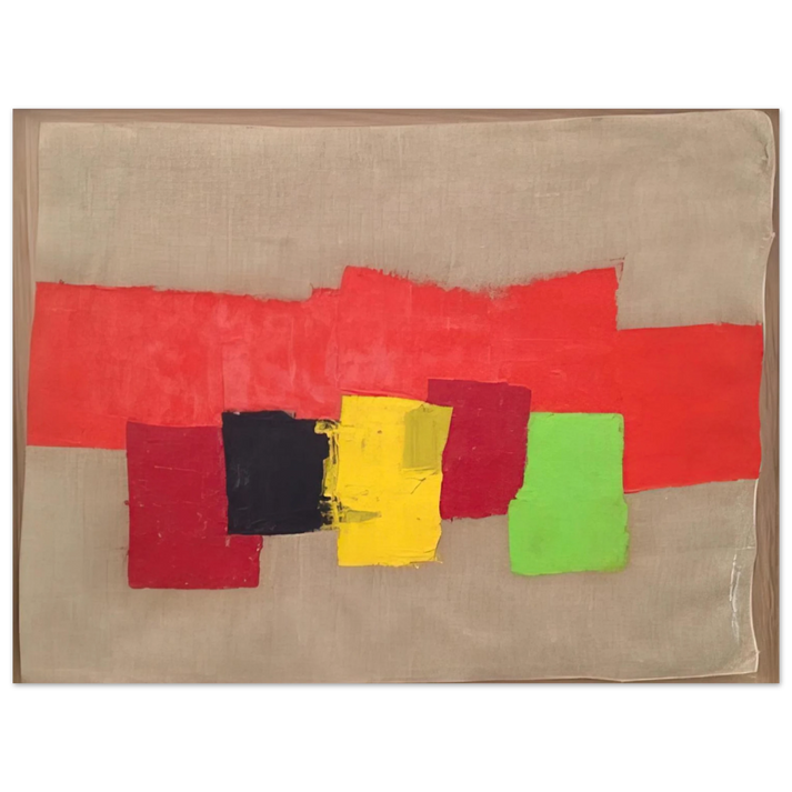 Etel Adnan - Untitled - 1970 75x100 cm / 30x40inches Fine Art Poster
