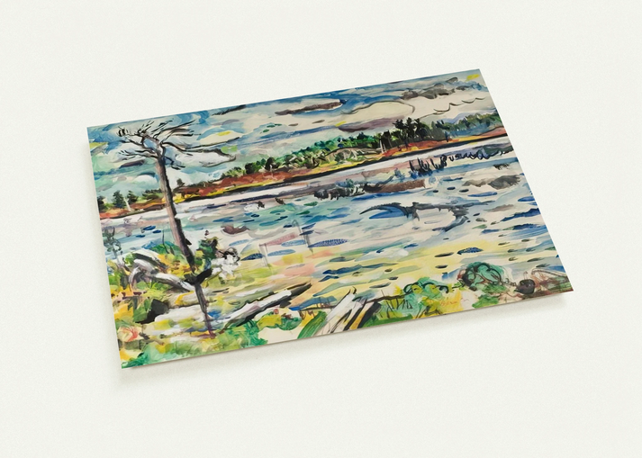 MICHIGAN SUMMER DAYS By Ivan Albright Pack of 10 Post Cards | Ivan Albright Post Cards | A6 (10.5 x 14.8 cm) - 4.1 x 5.8 inches