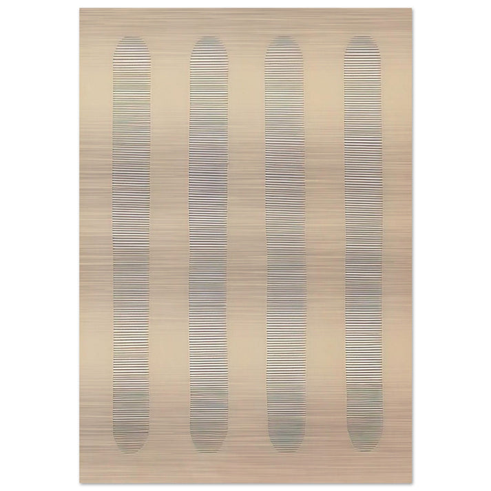 Columns - Agnes Martin Brushed Aluminum Print - 70x100 cm / 28x40 inches | Agnes Martin Aluminum Print | Agnes Martin Prints