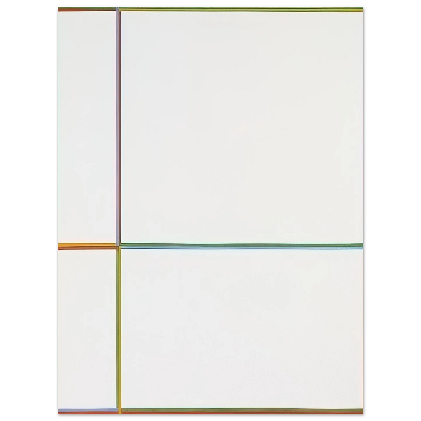 Max Bill - Doppelfarben in the cross 1-2-3-4 - 1968 75x100 cm / 30x40inches Fine Art Poster