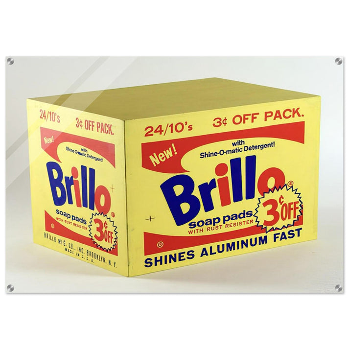Brillo Box 3c Off - Andy Warhol Acrylic Print - 70x100 cm / 28x40″ inches