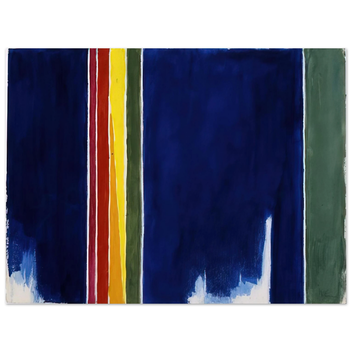 Alma Woodsey Thomas - ATMOSPHERIC EFFECTS I 1970 75x100 cm / 30x40inches Fine Art Poster
