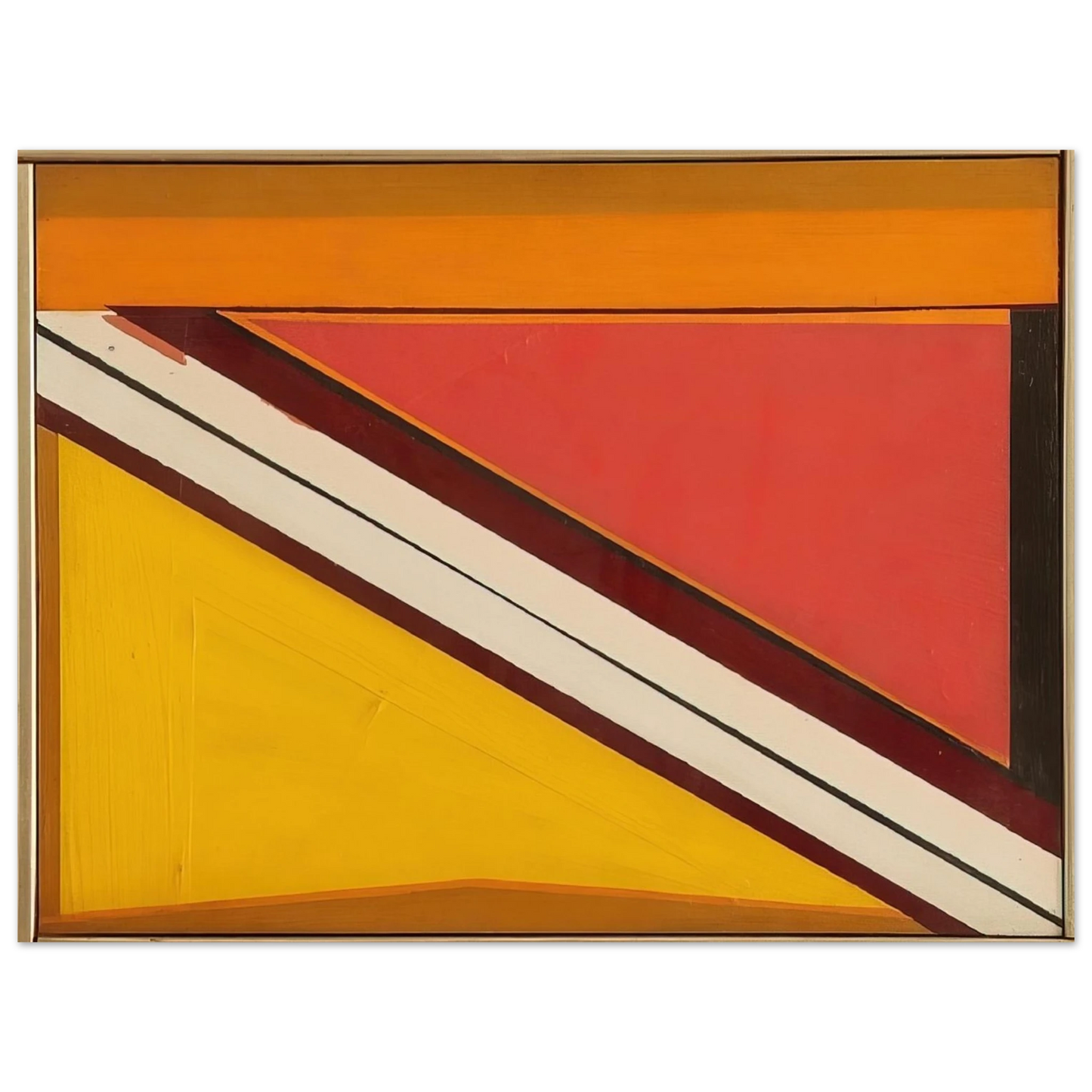 Larry Zox - Diagonal 4 - 1963 75x100 cm / 30x40inches Fine Art Poster